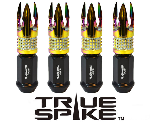 1/2-20 89MM LONG CNC STEEL LUG NUTS POSEIDON ALUMINUM LUG NUT CAP 46-17 JEEP CJ, TJ, WRANGLER 79-14 FORD MUSTANG // 20MM CAP DIAMETER 51MM CAP LENGTH PART # LGC007