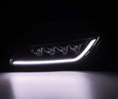 AlphaRex 99-09 Honda S2000 NOVA-Series Projector LED Headlights - Black-4