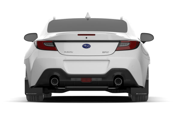 Rally Armor 22-26 Subaru BRZ / Toyota GR86 Black UR Mud Flap w/White Logo