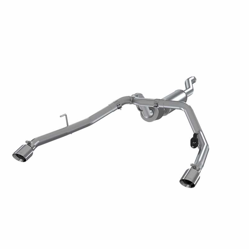 MBRP 2020 Jeep Gladiator 3.6L 2.5in Dual Rear Exit Cat Back Exhaust 304 - 0