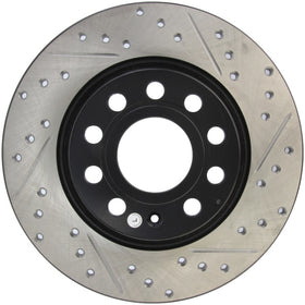 StopTech Slotted & Drilled Sport Brake Rotor - 0