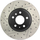StopTech Power Slot 09-10 Audi A4/A4 Quattro / 08-10 A5 / 10 S4 Front Right Drilled & Slotted Rotor-2