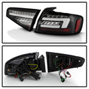 Spyder 13-16 Audi A4 4DR LED Tail Lights LED Clear Reverse Lights - Black ALT-YD-AA413-SEQ-BK-5