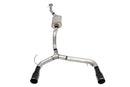 Corsa 21-25 Ford Bronco 2.3L 4-Door 2.75in Cat-Back Dual Rear Exhaust w/ 4in Straight-Cut Black Tips-1