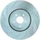 StopTech Select Sport Sport Nissan Slotted and Drilled Front Left Rotor-2