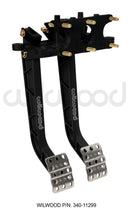 Wilwood Adjustable Dual Pedal - Brake / Clutch - Rev. Swing Mount - 6.25:1-1