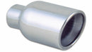 Vibrant 4in Round SS Exhaust Tip (Double Wall Resonated Angle Cut Rolled Edge)-1