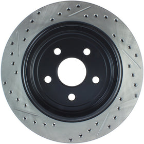 StopTech Slotted & Drilled Sport Brake Rotor 11-15 Jeep Grand Cherokee (Excludes SRT8) - 0