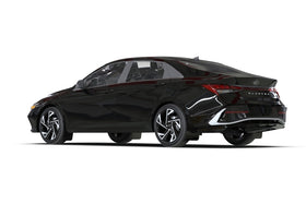 Rally Armor 24-26 Hyundai Elantra Black Mud Flap Metallic Black Logo - 0