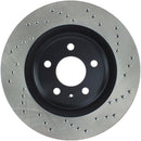 StopTech 12 Audi S4 Rear Left Drilled Rotor-1