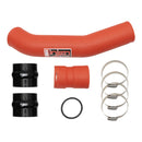 Injen 17-22 Ford F250/F/350/F-450/F-550 V8-6.7L Turbo Diesel Wrnkl Red Intercooler Hot Side Piping-3