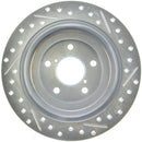 StopTech Select Sport 98-08 Subaru Forester Slotted and Drilled Right Rear Rotor-2