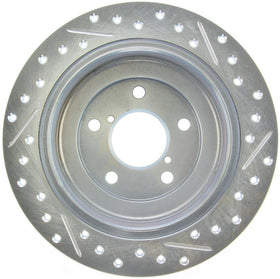 StopTech Select Sport 98-08 Subaru Forester Slotted and Drilled Right Rear Rotor - 0
