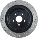 StopTech 06-07 Subaru Impreza WRX (Exc STi) Slotted & Drilled Right Rear Rotor-4