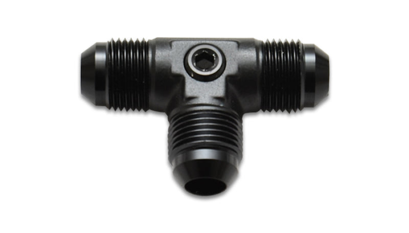 Vibrant -6AN to -6AN Male Tee Adapter Fitting with 1/8in NPT Port - 0