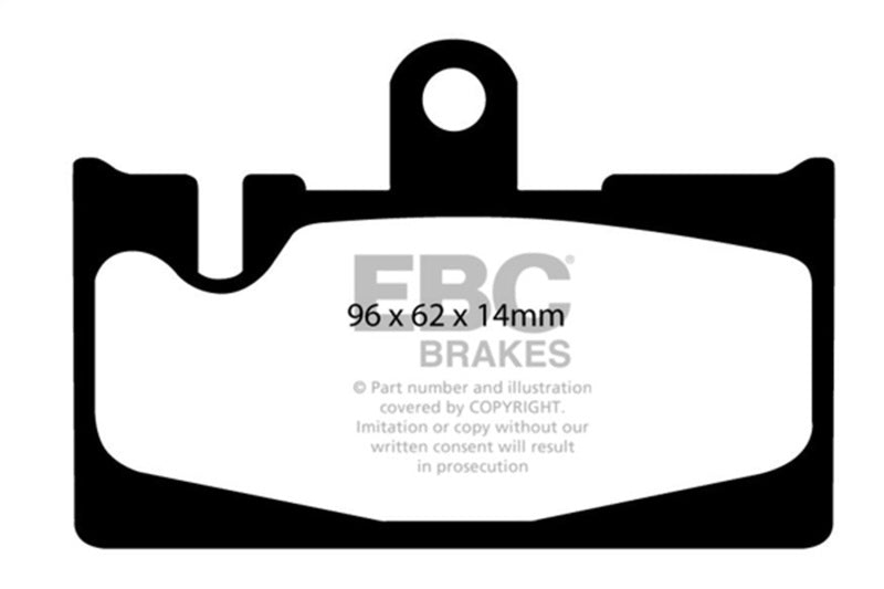 EBC 01-06 Lexus LS430 4.3 Greenstuff Rear Brake Pads - 0