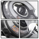 Spyder Mini Cooper 2007-2012 Projector Headlights Halogen Model Only - DRL Black PRO-YD-MC07-DRL-BK-5