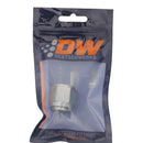 DeatschWerks 10AN Female Flare to 8AN Male Flare Reducer - Anodized DW Titanium-2