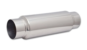 Vibrant SS Resonator (Standard Design) 4in inlet/outlet x 18in long w/5in OD resonator body - 0