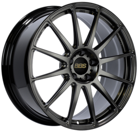 BBS FS 19x10 5x112 ET38 PFS Diamond Black Wheel -82mm PFS/Clip Req