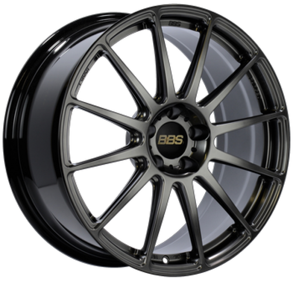 BBS FS 19x10 5x112 ET38 PFS Diamond Black Wheel -82mm PFS/Clip Req