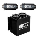 DeatschWerks 3.5L Modular Surge Tank (Incl. 2 DW350iL In-Line Fuel Pump)-2