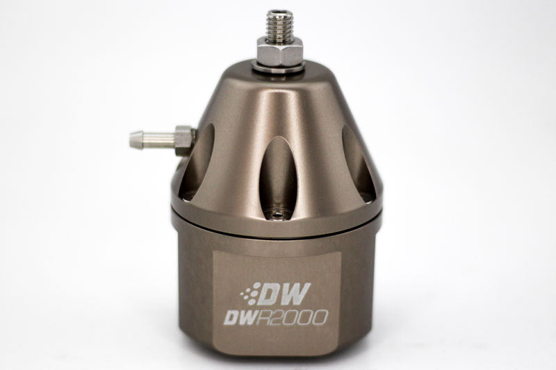 DeatschWerks DWR2000 Adjustable Fuel Pressure Regulator - Titanium - 0