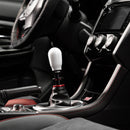 Cobb Subaru 6-Speed Tall Weighted COBB Shift Knob - White (Incl. Both Red + Blk Collars)-4