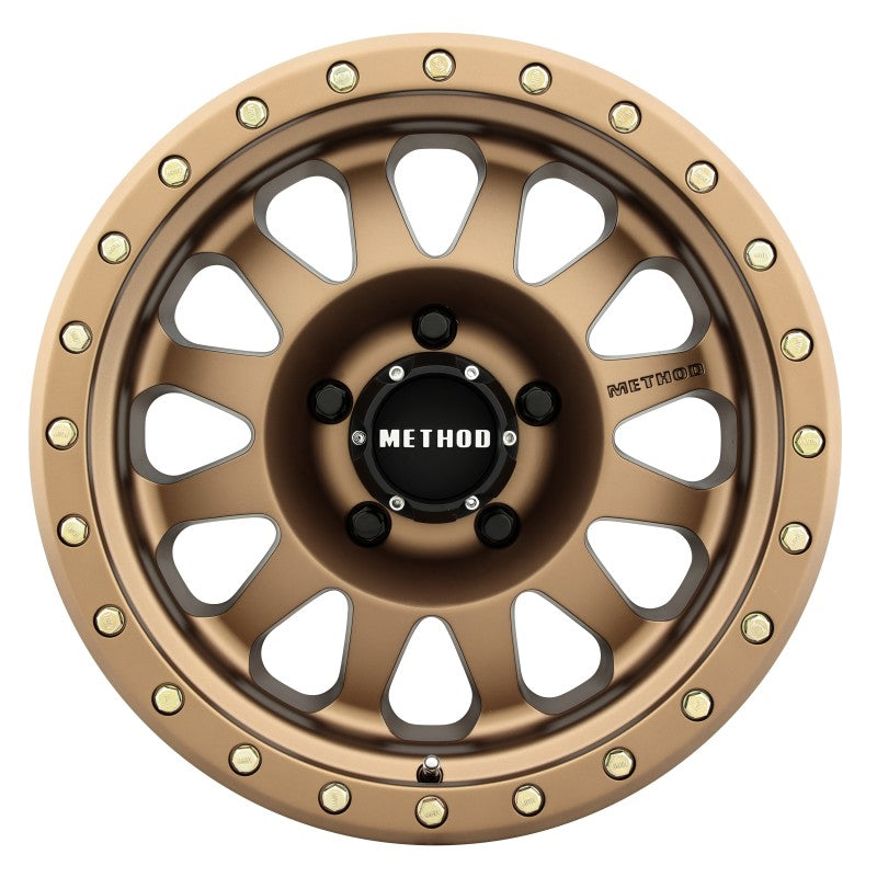 Method MR304 Double Standard 17x8.5 0mm Offset 5x5.5 108mm CB Method Bronze Wheel - 0