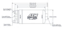 AEM 400LPH High Pressure Fuel Pump -6AN Female Out, -10AN Female In-9