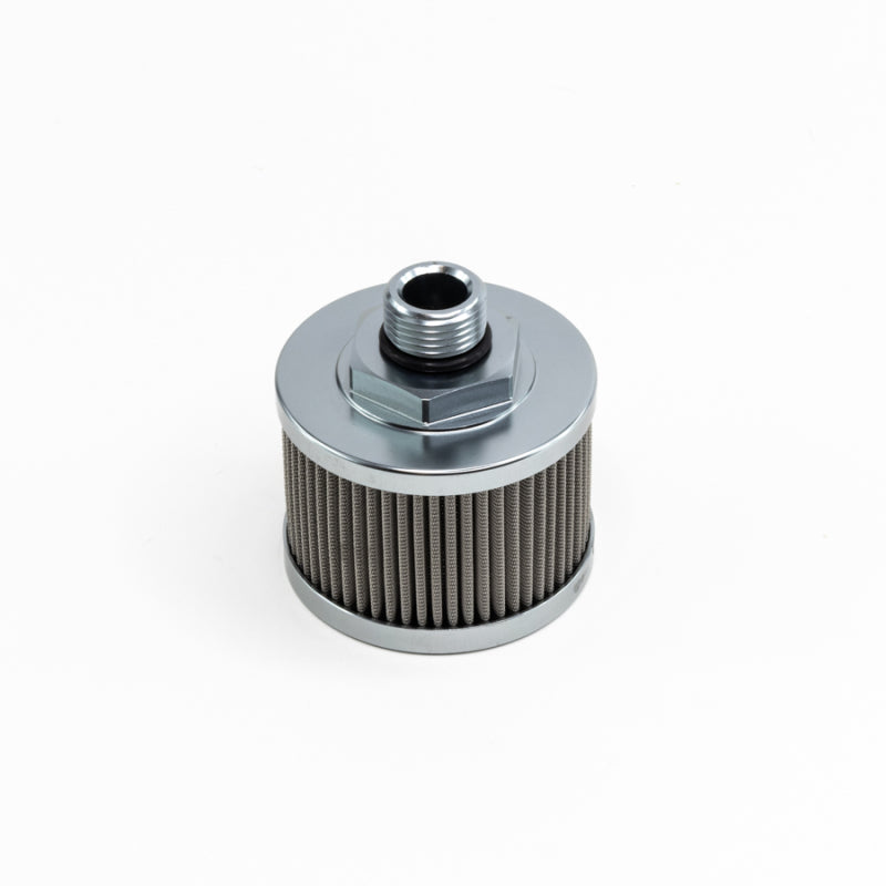 DeatschWerks Stainless Steel 8AN 100 Micron Universal Fuel Pump Pre-Filter - 0