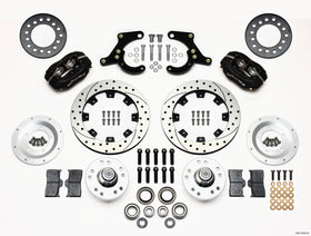 Wilwood Forged Dynalite Front Kit 11.75in Drilled 55-57 Chevy