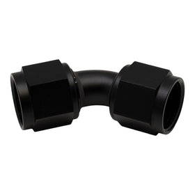 DeatschWerks 10AN Flare Female Swivel 45-Degree to 10AN Flare Female Swivel - Anodized Matte Black - 0