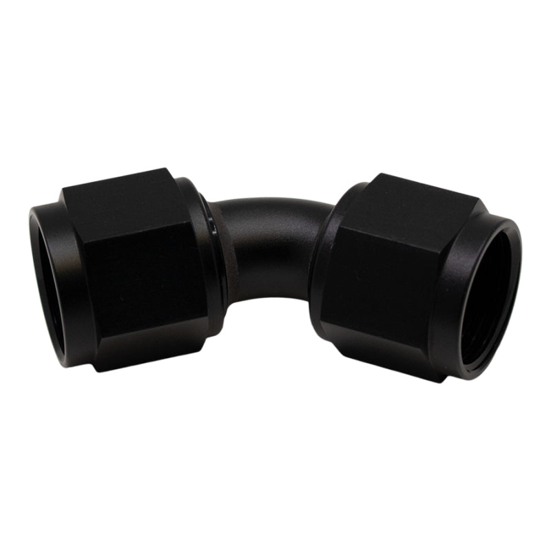 DeatschWerks 10AN Flare Female Swivel 45-Degree to 10AN Flare Female Swivel - Anodized Matte Black - 0
