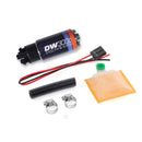 DeatschWerks 340lph DW300C Compact Fuel Pump w/ Universal Install Kit (w/o Mounting Clips)-2