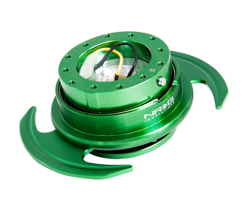 NRG Quick Release Kit Gen 3.0 - Green Body / Green Ring w/Handles - 0