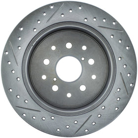 StopTech 01-05 Lexus IS300 / 02-10 Lexus SC430 Sport Slotted & Drilled Rear Left Brake Rotor - 0