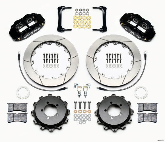 Wilwood Narrow Superlite 4R Rear Kit 12.88in 2012-Up Toyota / Scion FRS w/Lines