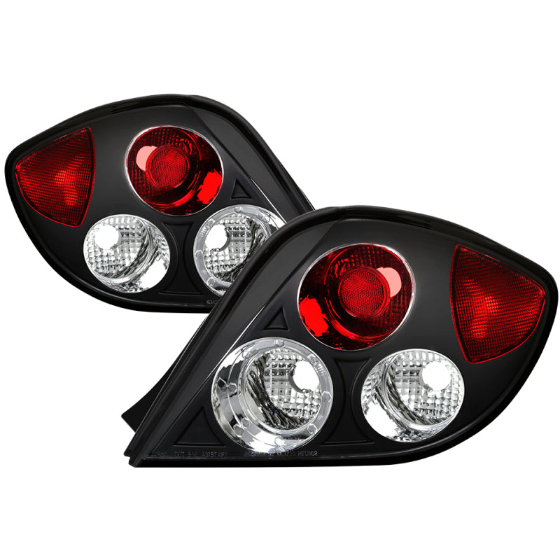 Spyder Hyundai Tiburon 03-05 Euro Style Tail Lights Black ALT-YD-HYT03-BK - 0