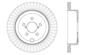 StopTech Drilled Sport Brake Rotor - 0