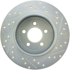 StopTech Select Sport 06-15 Dodge Charger/ 05-15 Chrysler 300 Slotted/Drilled Right Rear Brake Rotor - 0