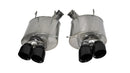Corsa 2013-2014 Ford Mustang Shelby GT500 5.8L V8 Black Sport Axle-Back Exhaust-1