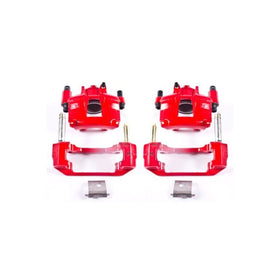 Power Stop 94-98 Ford Mustang Front Red Calipers w/Brackets - Pair