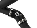 aFe Bladerunner 2-1/4 IN Aluminum Hot Charge Pipe Black 20-23 Ford Explorer/Explorer ST - Black-4