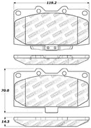 StopTech Performance 06-07 Subaru Impreza WRX/WRX STi Front Brake Pads-3