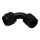 DeatschWerks 10AN Flare Female Swivel 90-Degree to 10AN Flare Female Swivel - Anodized Matte Black-1