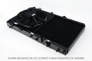 CSF 92-00 Honda Civic All-Aluminum Fan Shroud w/12in SPAL Fan - Black Finish-2