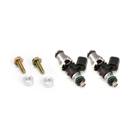Injector Dynamics ID1050-XDS Fuel Injectors Polaris RZR 14mm Adapter Top w/ Connectors (Set of 2)