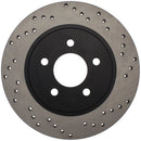 StopTech 05-10 Ford Mustang V6/4.0L / GT V8/4.6L Cross Drilled Right Rear Rotor-1