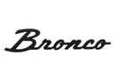 Ford Racing 2021+ Bronco Classic Script Fender Badges - Matte Black (Pair)-9